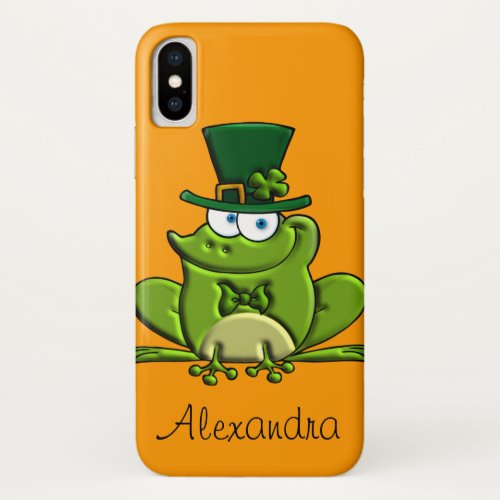 Paddy OFrog iPhone X Case