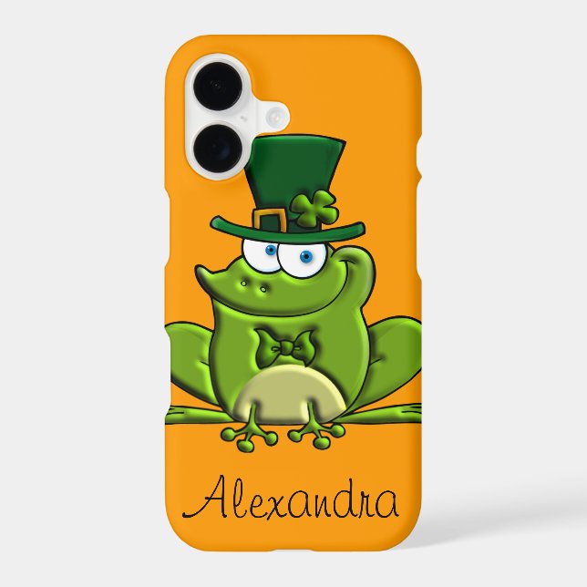 Paddy O'Frog Iphone Case (Back)