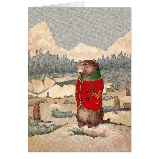 Paddy Paws in Prairie Dog Town Cards (Front)