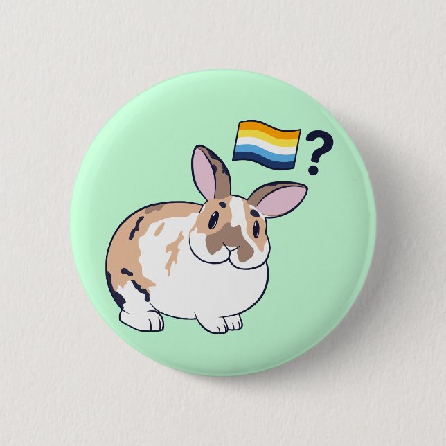 Paddy Pride Badge (Aroace) Button (Front)