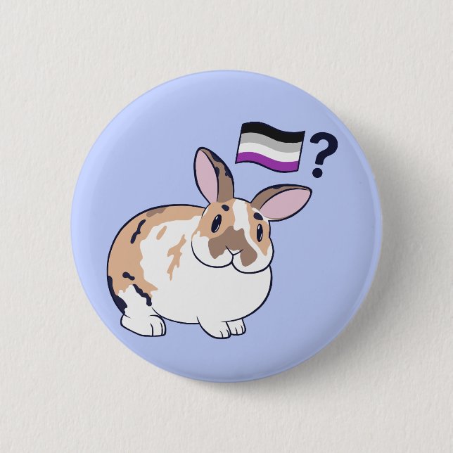 Paddy Pride Badge (Asexual) Button (Front)