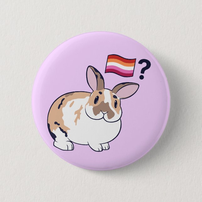 Paddy Pride Badge (Lesbian) Button (Front)