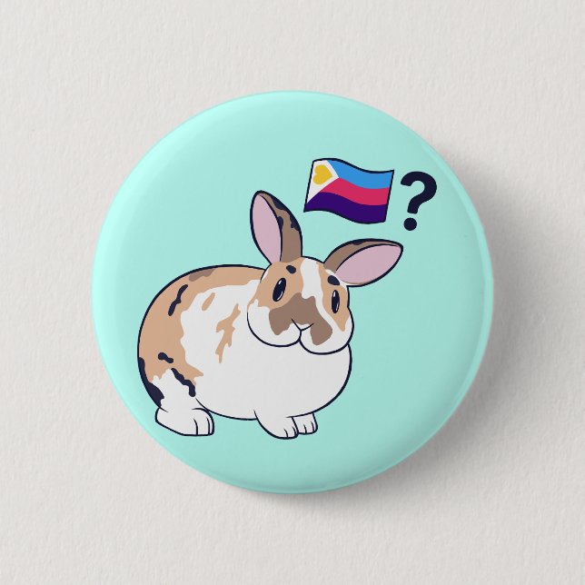 Paddy Pride Badge (Polyamorous) Button (Front)