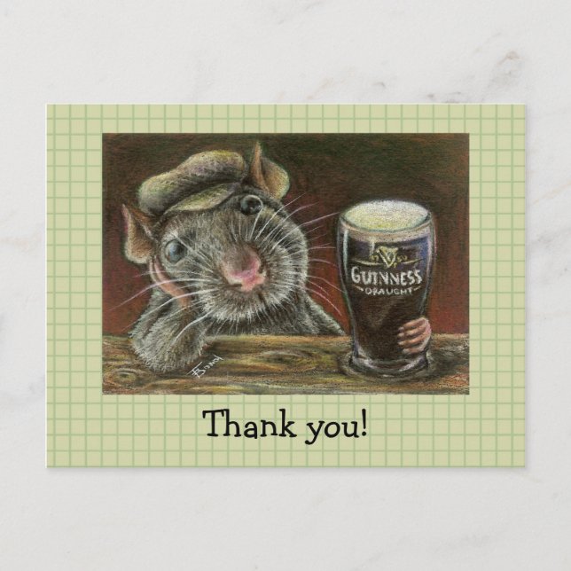 Paddy the rat postcard (Front)