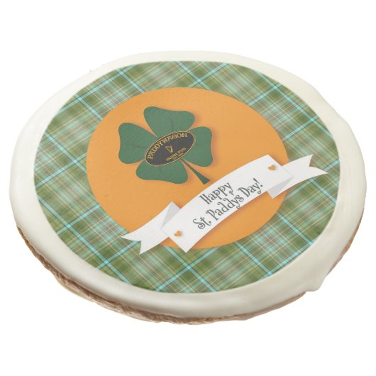 Paddy Wagon's St. Patrick's Day Sugar Cookie (Angled)