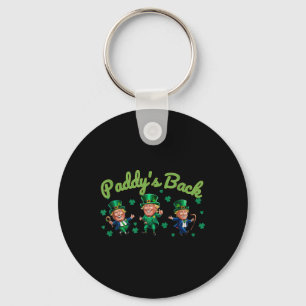 Paddys Back Funny Trump St Patricks Day Irish Sham Keychain