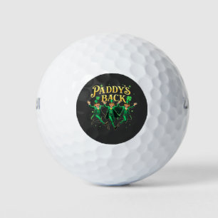 Paddy's Back St Patrick's Day Trump Dancing Golf Balls