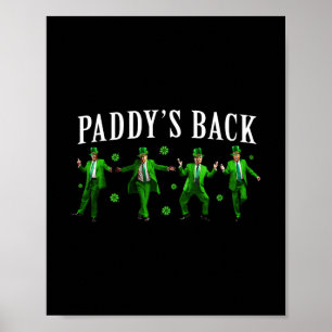 Paddy's Ck Funny Trump St Patrick's Day Irish Sham Poster