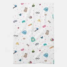 Paddy's favorites tea towel  - art by Irina Kolb