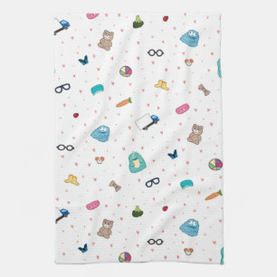 Paddy's favorites tea towel - art by Irina Kolb