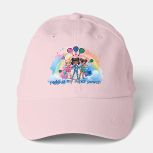 PADEL CAP – PADEL GIRL POWER SUPERHEROES - PINK