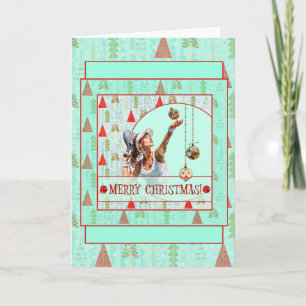 Padel Christmas Card – Padel Retro Christmas