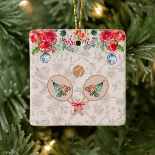 Padel Christmas Ornament – A Festive Padel Motif