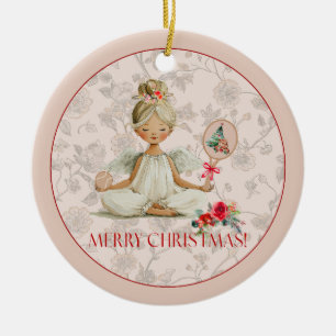 Padel Christmas Ornament – Dainty Padel Angel