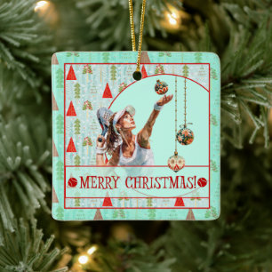 Padel Christmas Ornament – Padel Retro Christmas