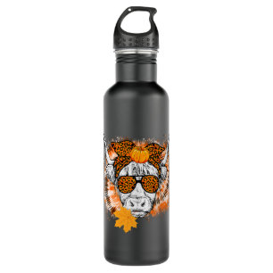 Padel Dabbing Skeleton Halloween with Paddle Tenni Stainless Steel Water Bottle