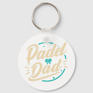 Padel Dad Platform Tennis Paddleball Padel Keychain