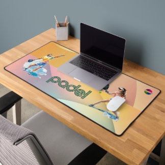 Padel Desk Mat: Vibrant Style Collection Vol.1 Desk Mat