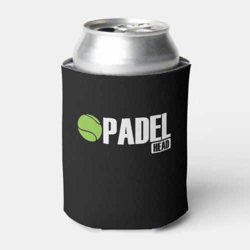 Padel Head Tennis Sport und Ball Can Cooler