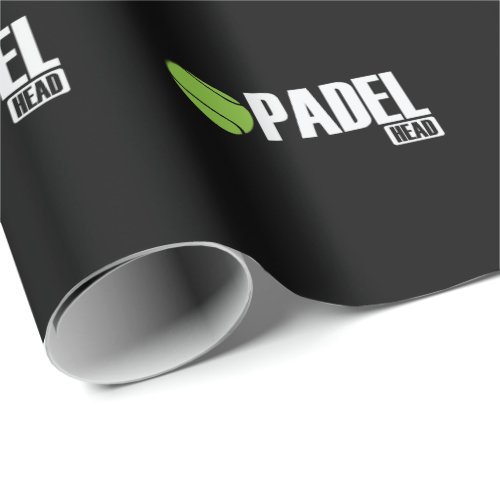 Padel Head Tennis Sport und Ball Wrapping Paper