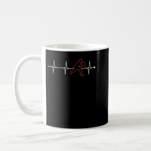 Padel Heartbeat Padel Tennis Platform Tennis Padel Coffee Mug