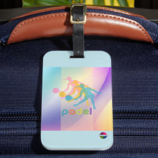 PADEL LUGGAGE TAG – VIBRANT STYLE for HER BRIGHTS