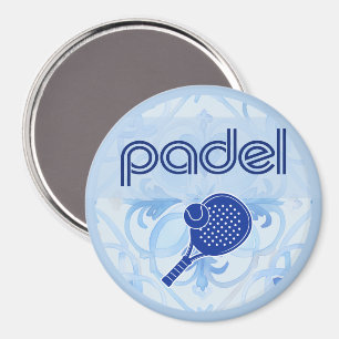 Padel Magnet – Spanish Tile Vibes in Blue