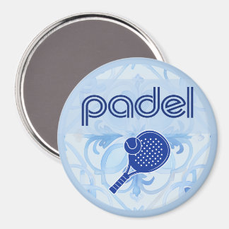 Padel Magnet – Spanish Tile Vibes in Blue
