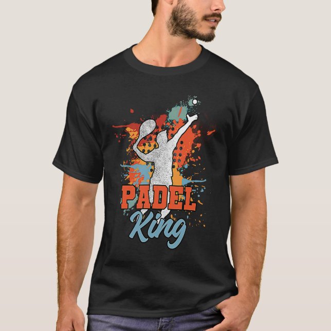 Padel Paddle King Prince Vintage Racket Racquet  1 T-Shirt (Front)