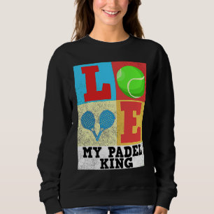Padel Paddle King Prince Vintage Racket Racquet Lo Sweatshirt