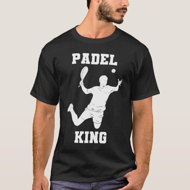 Padel Paddle King Prince Vintage Racket Racquet T-Shirt (Front)