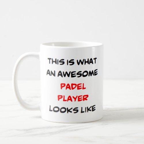 padel player awesome Mug