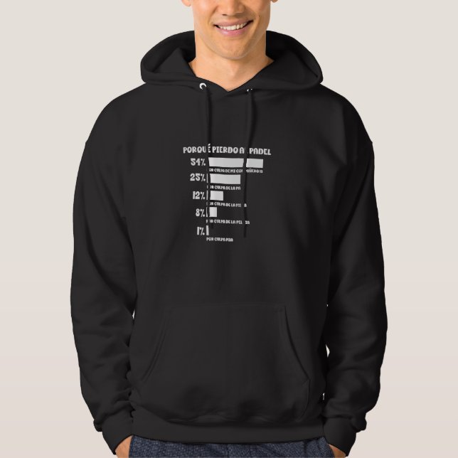 Padel Racquet Paddle Racket Padel Tennis Spanish Q Hoodie (Front)