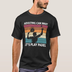 Padel Retro Padeleur Vintage Padel Player T-Shirt