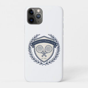 Padel Tennis Club Aesthetic Custom Name Bag Tag iPhone 11 Pro Case