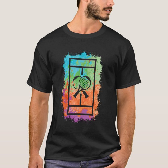 Padel Tennis Court Paddleball Padel T-Shirt (Front)
