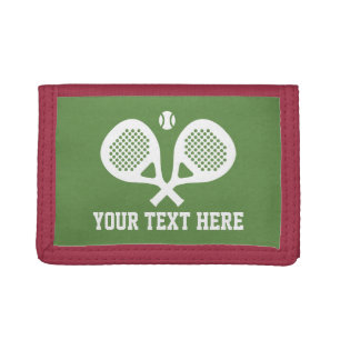 Padel Tennis custom Tri-fold Wallet