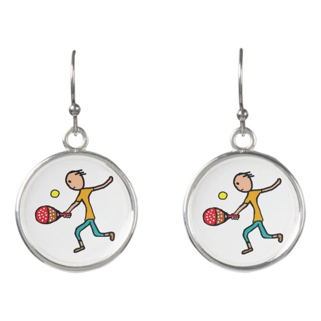 Padel Tennis Earrings (Front)
