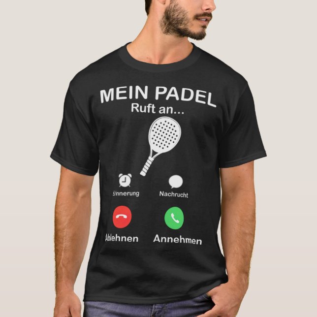 Padel Tennis Evolution Padel Tennis Player Hobby b T-Shirt (Front)