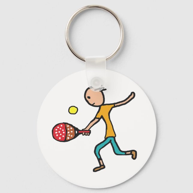 Padel Tennis Keychain (Front)