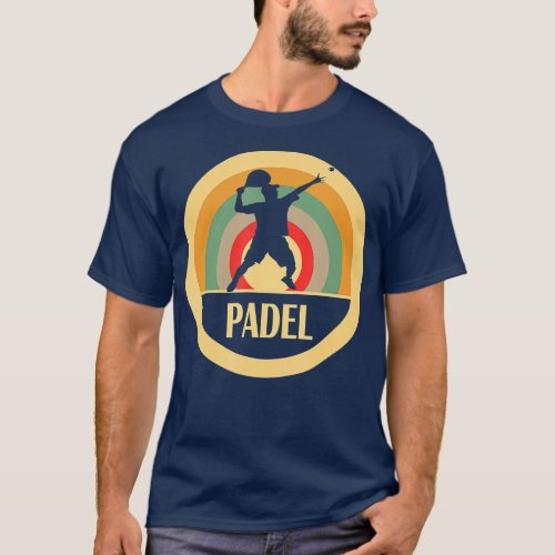 Padel tennis padel player vintage  T_Shirt