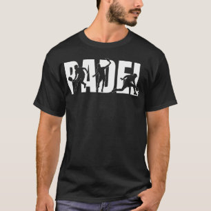 Padel Tennis Player Silhouette Sports T-Shirt