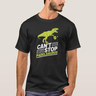 Padel Tennis Rex Dino For Padel Players T-Shirt