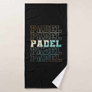 Padel Tennis Sport und Ball Bath Towel