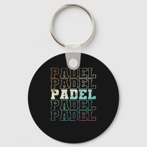 Padel Tennis Sport und Ball Keychain
