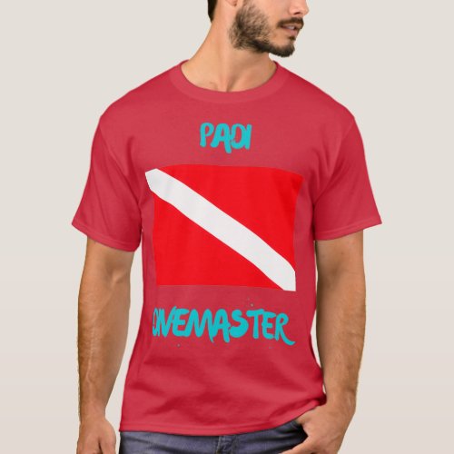 Padi Divemaster For Scuba Diving Lovers T_Shirt