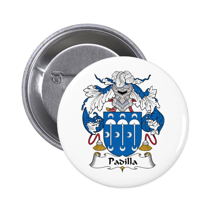 Padilla Family Crest Pin