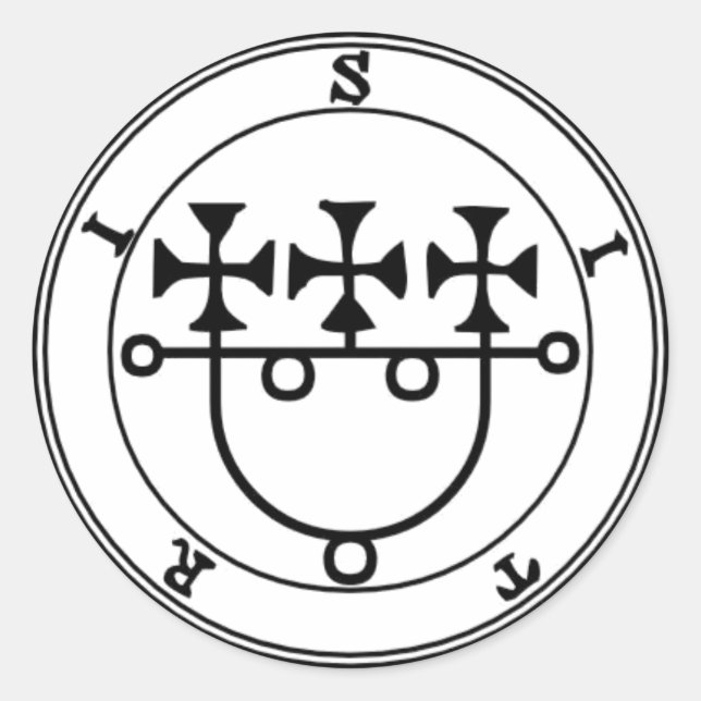 Padivo Sitri Goétia Classic Round Sticker (Front)