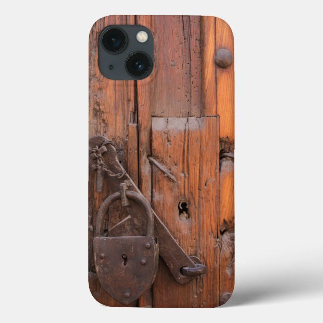 Padlock on wooden door Case-Mate iPhone case (Back)