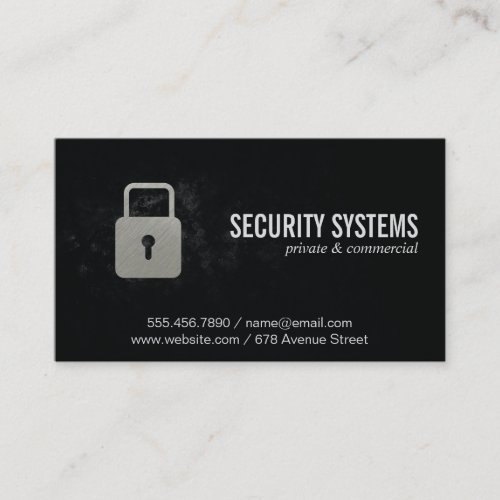 Padlock  Security Business Card